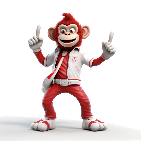 MAD Monkey mascot