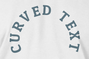 Text effect curved
