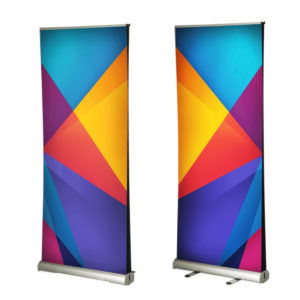 Double Sided Pull Up Banner (33 x 81)