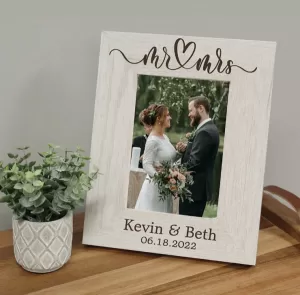 Laser Engraved Photo Frame