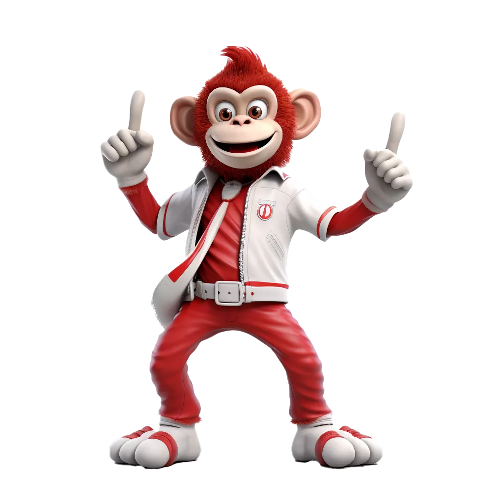 MAD-Monkey-Media__3D-Character-Red-And-White-Monkey