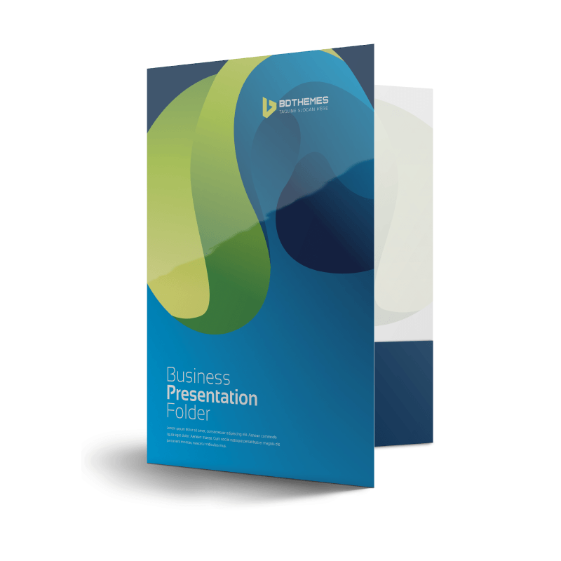 Presentation Folders 14PT with Metallic Foil