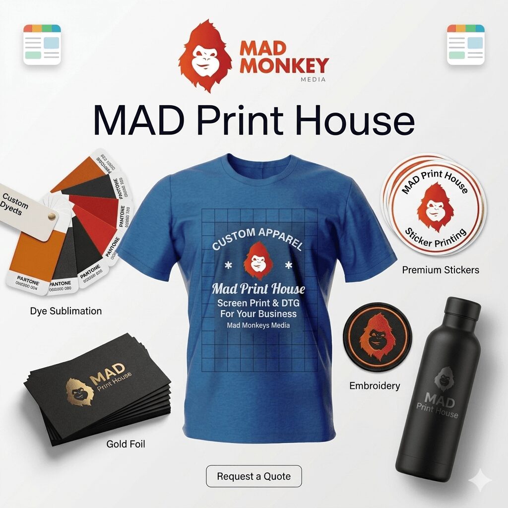 MAD Monkey Media print house in Dallas