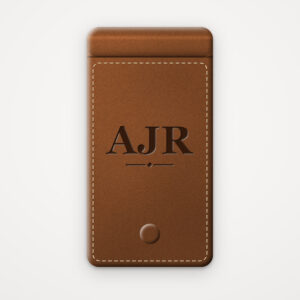 Personalized Leather Magnetic Money Clip