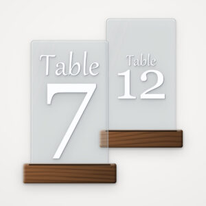 Wedding Table Numbers