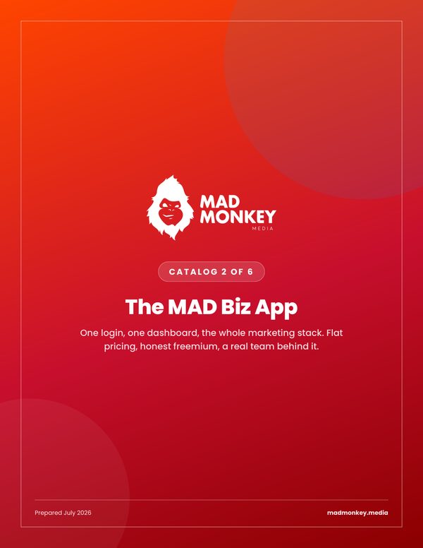 The MAD Biz App cover