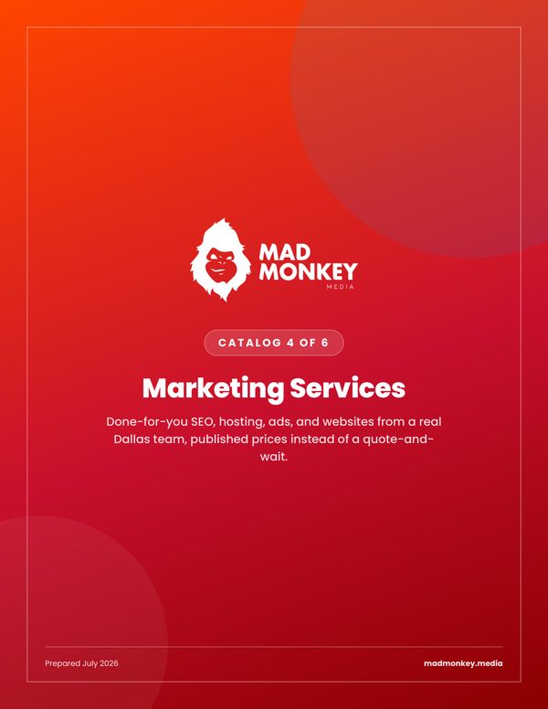 Marketing Services cover