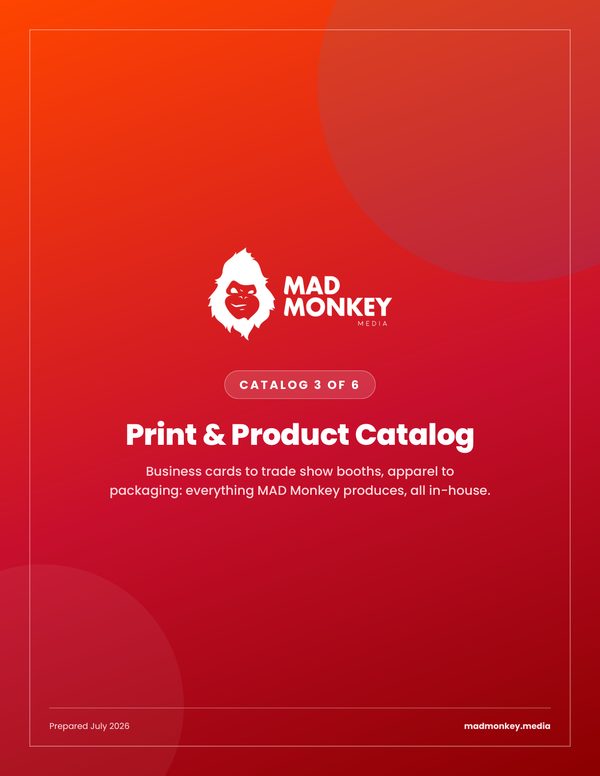 Print and Product Catalog cover