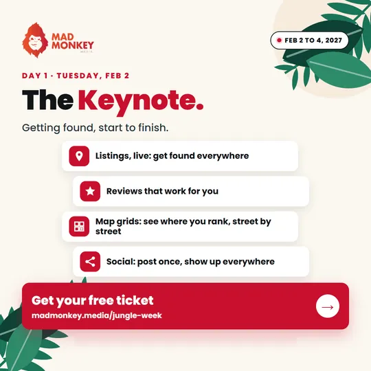 Day 1, Tuesday February 2: The Keynote. Listings, reviews, map grids and social, shown live.