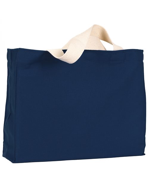 Bayside BA750 USA-Made Canvas Medium Gusset Tote Bag